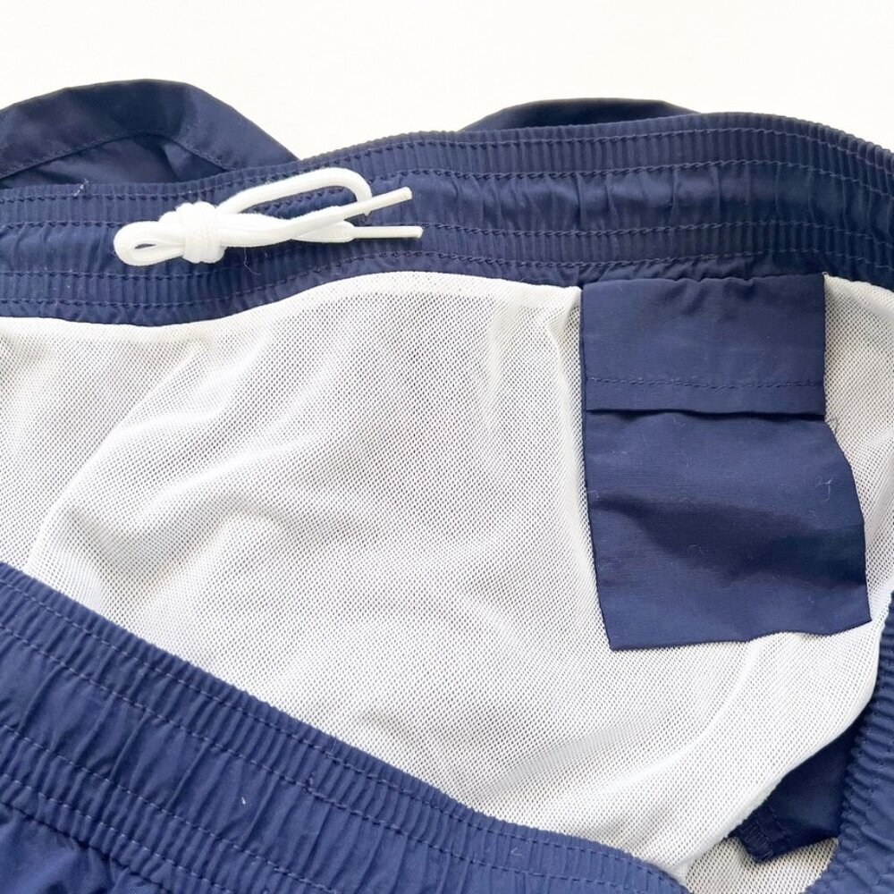 Polo Ralph Lauren Swim Trunks Mens Size XXL 5" Board Short Blue Nylon Mesh Lined - Picture 4 of 15